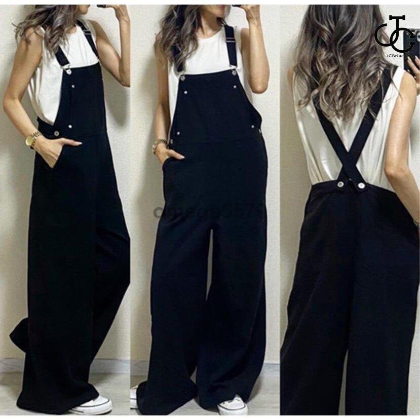 パンツ?デニムサロペット&starf;レディース オーバーオール デニム ダメージオーバーオール デニム ジーンズ パンツ ゆったり春 夏 秋 20代30代40代