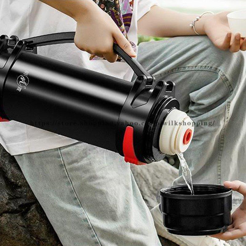 保温水筒 ステンレスボトル 大容量 カップ 直飲み ワンタッチ おしゃれ 1L 2L 3L 4L 5L 可愛い 旅行 通勤 プレゼント マグボトル 保冷 軽量 コップ